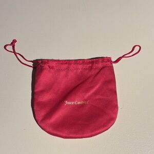 Juicy Couture Fuchsia Satin Pouch